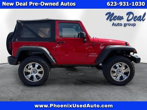 Red 2011 Jeep Wrangler Sport
