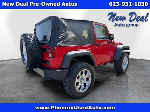 Red 2011 Jeep Wrangler Sport