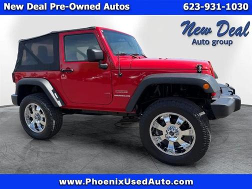 Red 2011 Jeep Wrangler Sport
