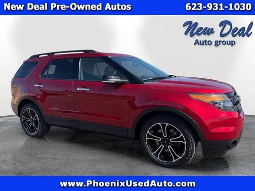 Red 2013 Ford Explorer Sport