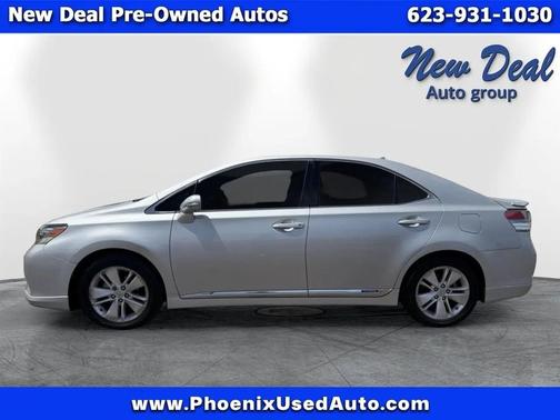 Silver 2010 Lexus HS 250h Sedan