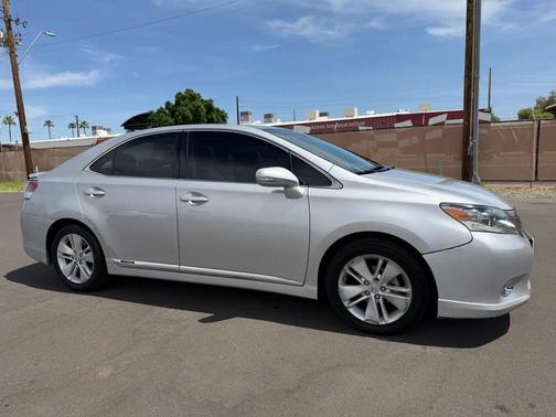 Silver 2010 Lexus HS 250h Sedan