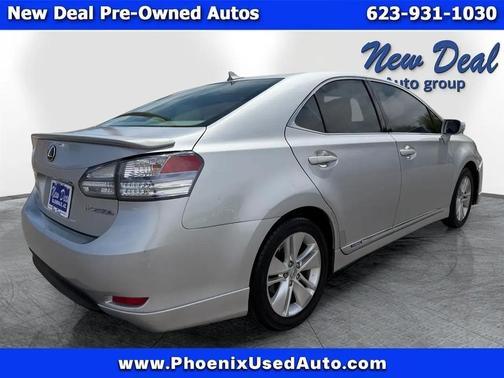 Silver 2010 Lexus HS 250h Sedan