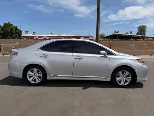 Silver 2010 Lexus HS 250h Sedan