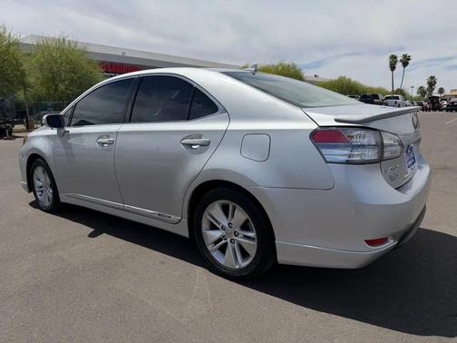 Silver 2010 Lexus HS 250h Sedan