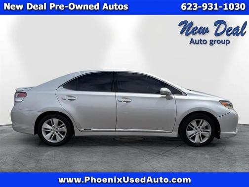 Silver 2010 Lexus HS 250h Sedan