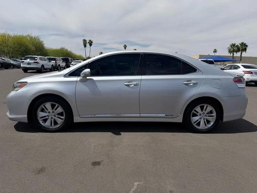 Silver 2010 Lexus HS 250h Sedan