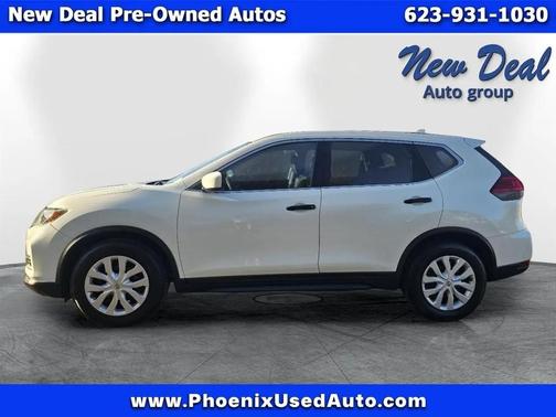 White 2017 Nissan Rogue S