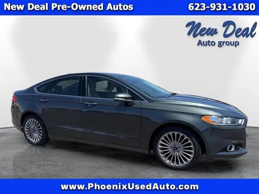 Gray 2015 Ford Fusion Titanium