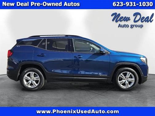 Blue 2020 GMC Terrain SLE