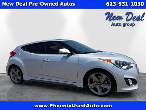 Ironman Silver Metallic 2015 Hyundai Veloster Turbo