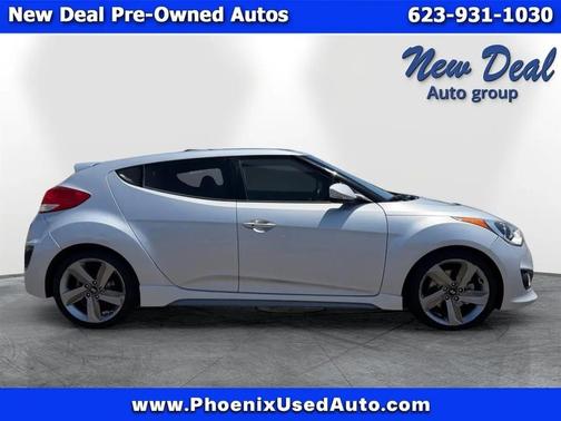 Ironman Silver Metallic 2015 Hyundai Veloster Turbo