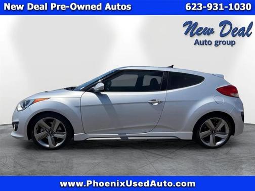 Ironman Silver Metallic 2015 Hyundai Veloster Turbo