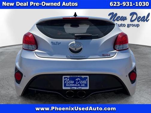 Ironman Silver Metallic 2015 Hyundai Veloster Turbo