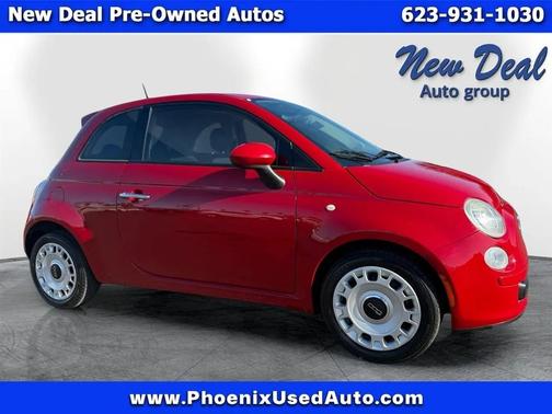 Red 2014 FIAT 500 Pop