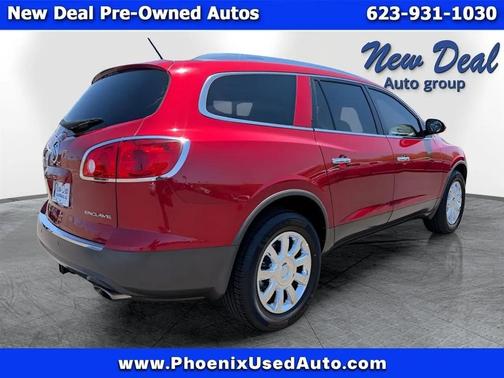 Red 2012 Buick Enclave Premium