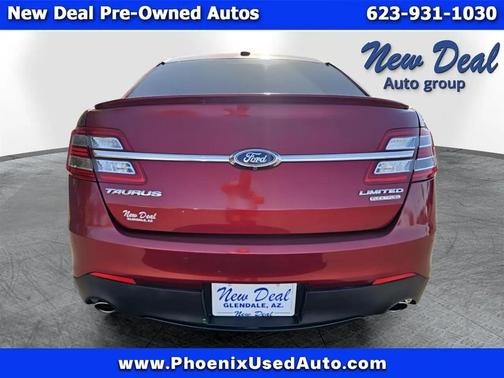 Red 2015 Ford Taurus Limited FWD
