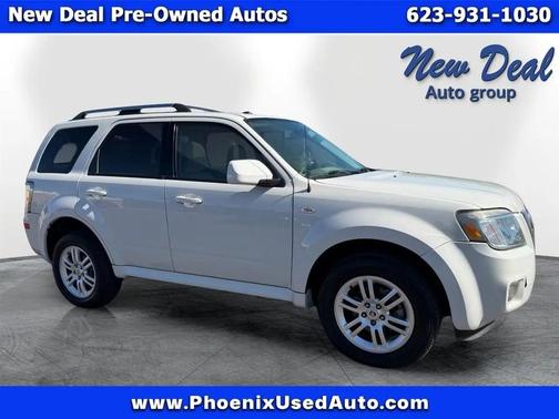 White 2009 Mercury Mariner Premier V6 2WD