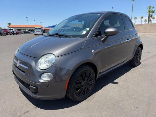 Gray 2015 FIAT 500 Pop