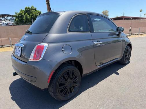 Gray 2015 FIAT 500 Pop