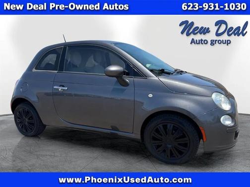 Gray 2015 FIAT 500 Pop