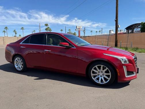 Red 2015 Cadillac CTS 2.0L Turbo Luxury