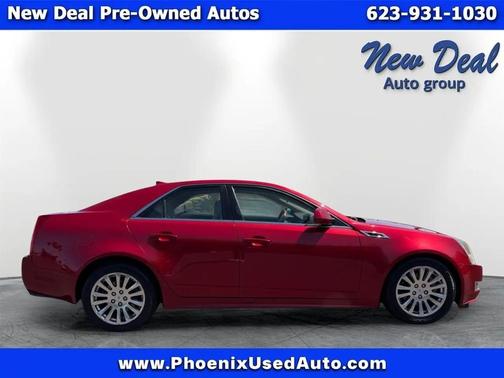 Red 2011 Cadillac CTS Premium