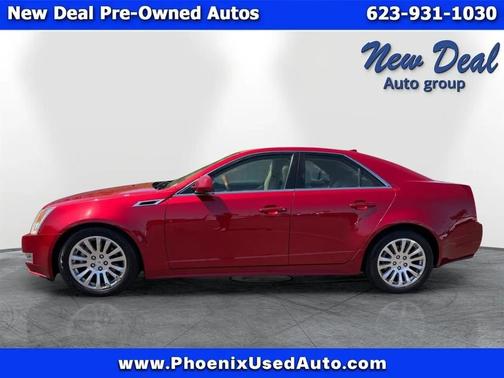 Red 2011 Cadillac CTS Premium