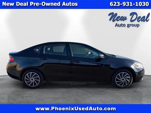 Black 2016 Dodge Dart SE
