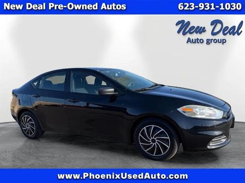 Black 2016 Dodge Dart SE