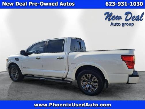White 2017 Nissan Titan Platinum Reserve