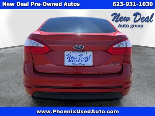 Orange 2018 Ford Fiesta SE Sedan