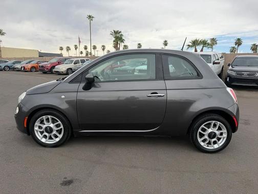 Gray 2015 FIAT 500 Pop
