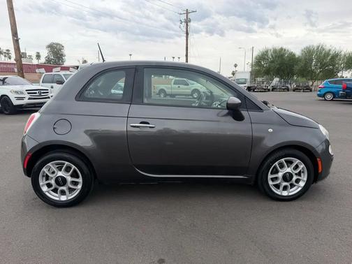 Gray 2015 FIAT 500 Pop