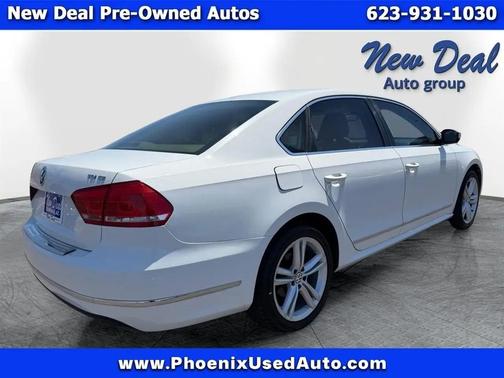 White 2013 Volkswagen Passat 2.0 TDI SEL Premium
