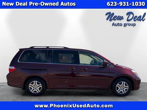 Purple 2007 Honda Odyssey EX-L