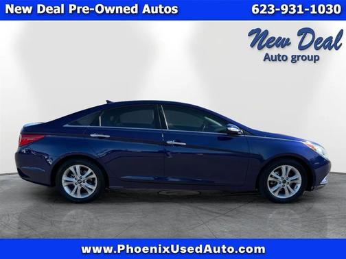 Blue 2011 Hyundai SONATA Limited