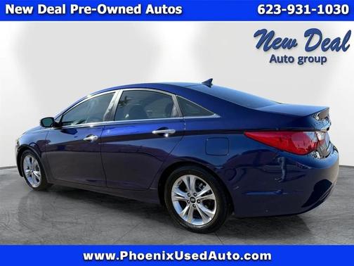 Blue 2011 Hyundai SONATA Limited
