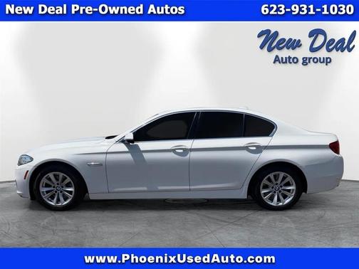White 2015 BMW 528 528i