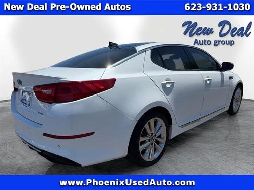 White 2014 Kia Optima SXL Turbo