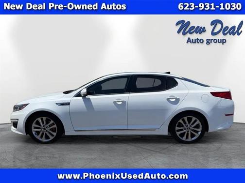 White 2014 Kia Optima SXL Turbo