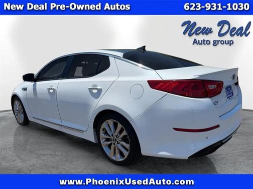 White 2014 Kia Optima SXL Turbo