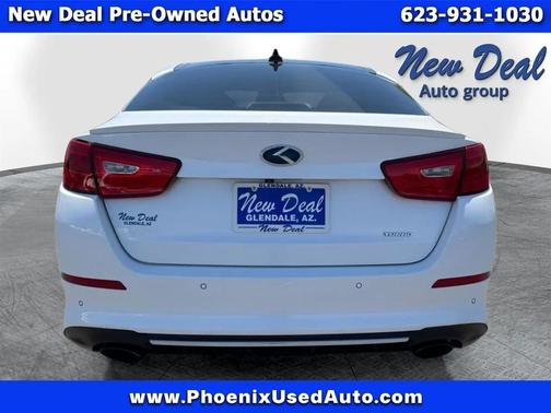 White 2014 Kia Optima SXL Turbo