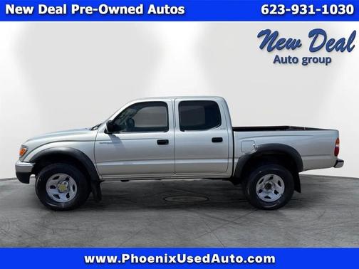 Silver 2002 Toyota Tacoma PreRunner Double Cab