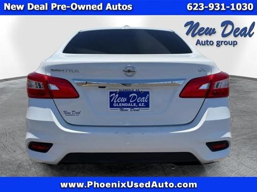 White 2016 Nissan Sentra SV