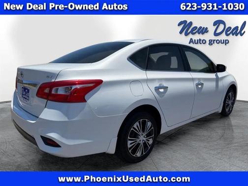 White 2016 Nissan Sentra SV