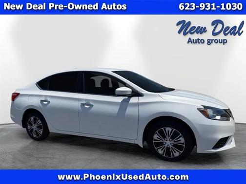 White 2016 Nissan Sentra SV