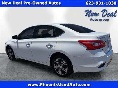 White 2016 Nissan Sentra SV