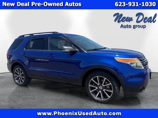 Blue 2015 Ford Explorer XLT