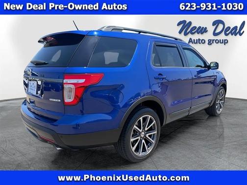 Blue 2015 Ford Explorer XLT